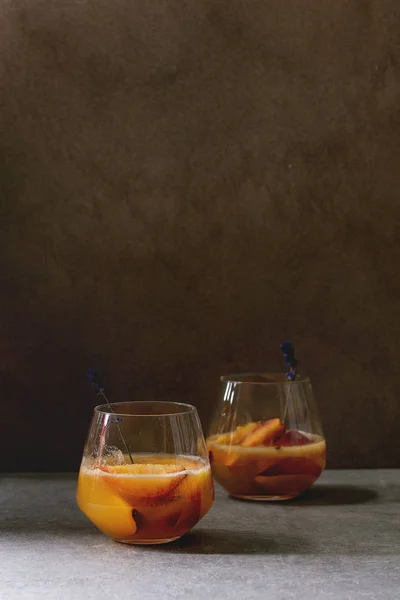 Pfirsich Cocktail Limonade — Stockfoto