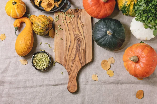 Variety of colorful pumpkins — Stock Photo, Image