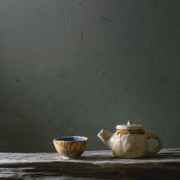 工艺陶瓷茶壶 — 图库照片
