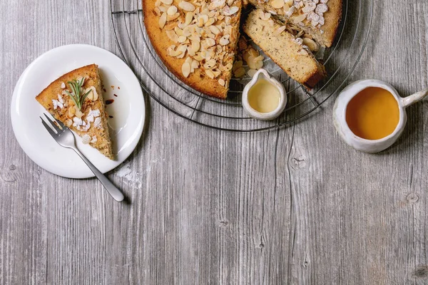 Glutensiz bademli kek — Stok fotoğraf