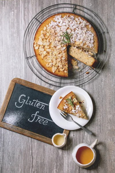 Gluten free almond cake — Stock Photo, Image