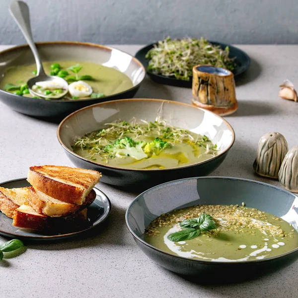 yeşil sebze çorbası