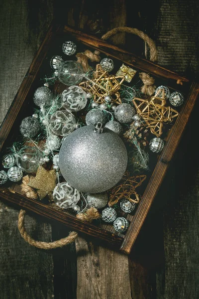 Vánoční sbírka hraček — Stock fotografie