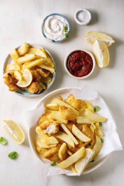 Klasik balık ve patates kızartması