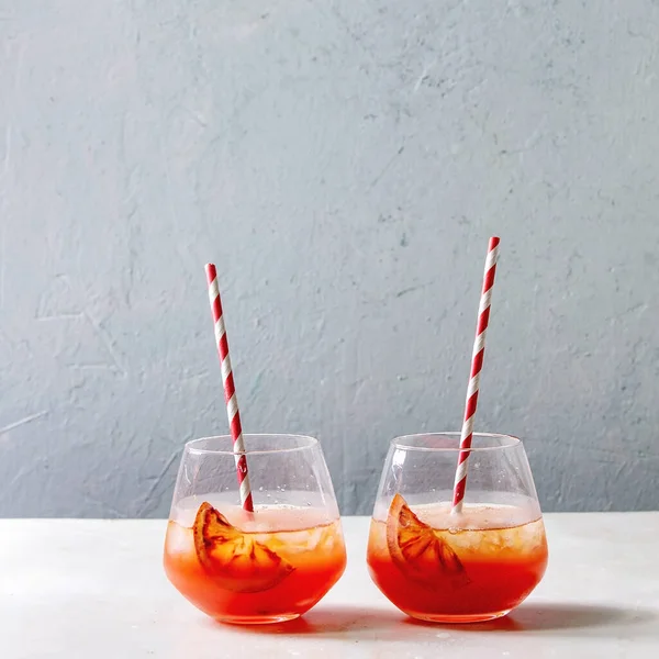 Blood orange cocktail — Stockfoto