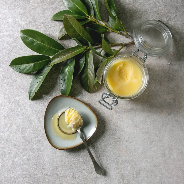 Melted ghee butter — Stock Photo, Image