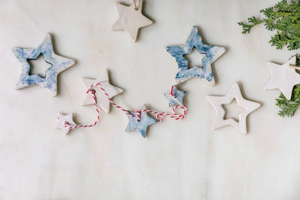 Christmas stars and gifts — Stock Photo, Image