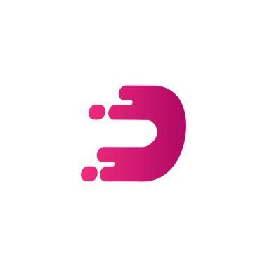 Modern tasarım ile lüks vektör logo sigorta primi D harfi logo. Zarif kurumsal identity.vector illüstrasyon ve logosu ilham