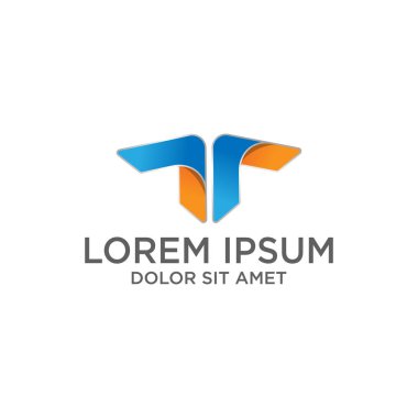 ilk en az Av logo simge tasarlamak yaratıcı vektör Illustrator formatında soyut tasarım şablonu ile