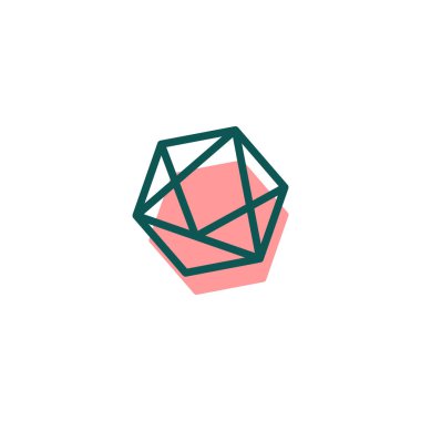 taş, elmas, mücevher yaratıcı logo şablonu, izole simgesi öğeleri vektör çizim