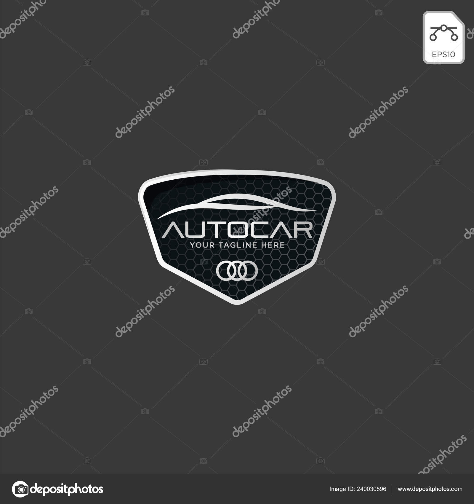 Auto Automobil Logo Einfacher Linie Grafik Design Vorlage Vektor Vektor Stockvektor C Vectoryzen
