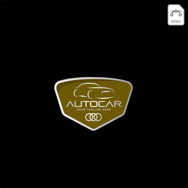 Логотип Автомобиля Простой Линии Графический Дизайн Вектор Шаблон Вектор — стоковый вектор