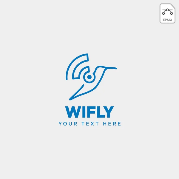 창의적인 템플릿 일러스트 아이콘 Wifi — 스톡 벡터