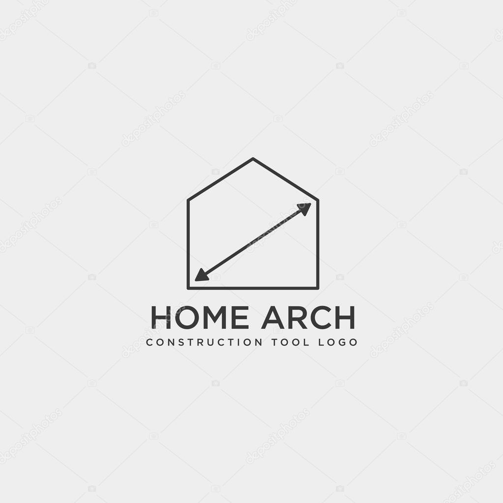Construction tools logo template vector illustration icon element isolated - vector