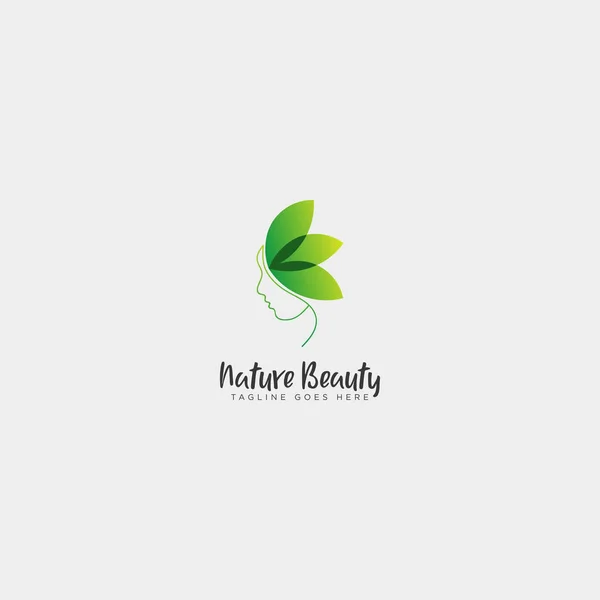 Beauté cosmétique ligne art logo modèle vectoriel illustration icône élément — Image vectorielle