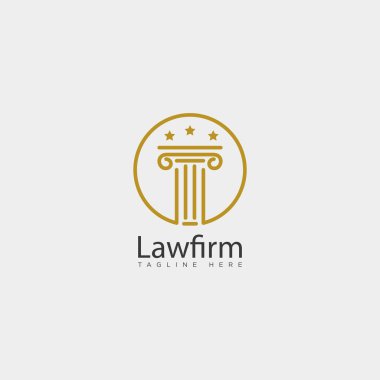 Hukuk Bürosu, avukat logo yaratıcı kartvizit şablonuyla