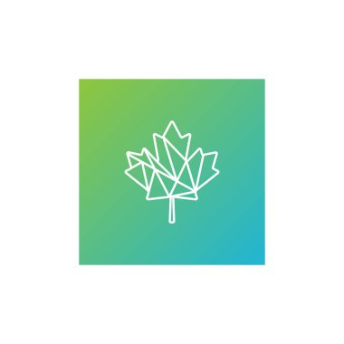 yeşil yaprak esrar logosu şablon vektör illüstrasyon simgesi öğesi