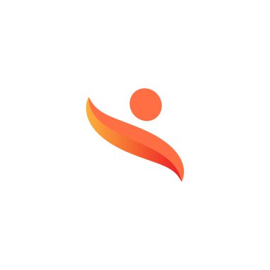 insan simge logo tasarım şablonvektör illüstrasyon