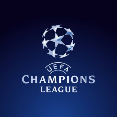 şampiyonlar ligi avrupa resmi logo vektör illüstrasyon