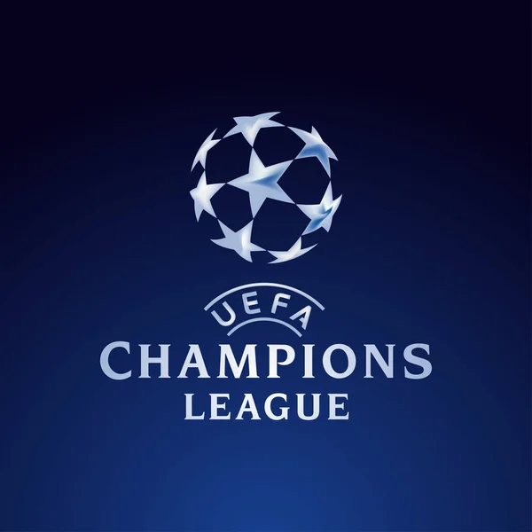 Champions league europe official logo vector illustration — Stock Vector