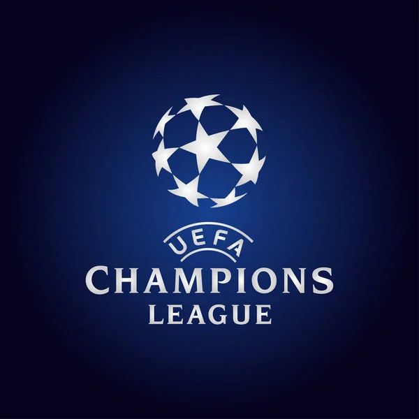 Champions League europe illustrazione vettoriale logo ufficiale — Vettoriale Stock