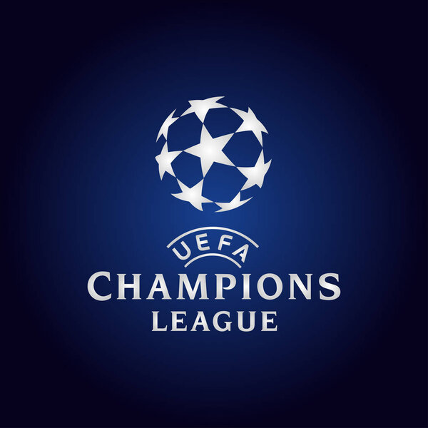 Официальная векторная иллюстрация логотипа Лиги чемпионов Европы
