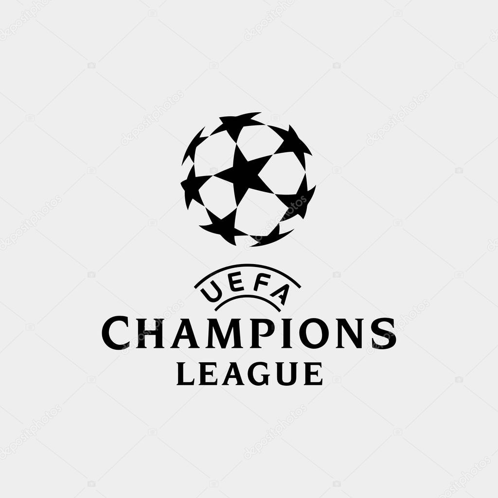 Champions league europe official logo vector illustration - vector