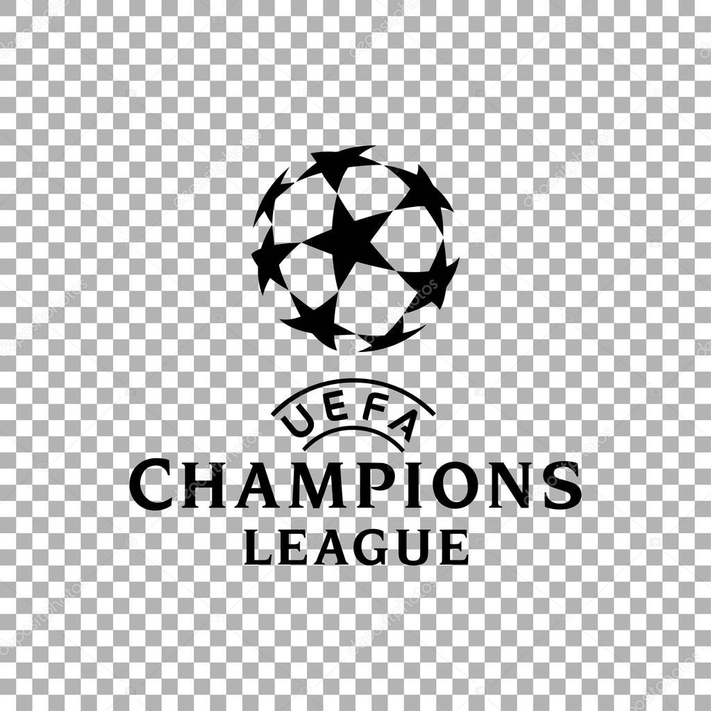 champions league europe official logo vector illustration
