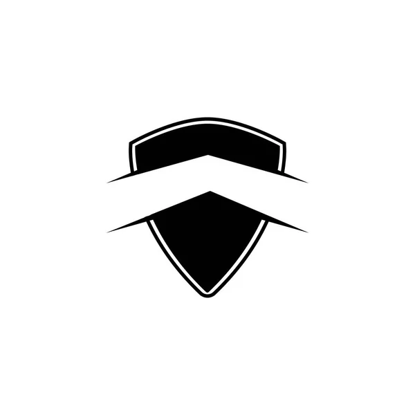 Щитовий дизайн логотипу Векторна ілюстрація елемента піктограми — стоковий вектор