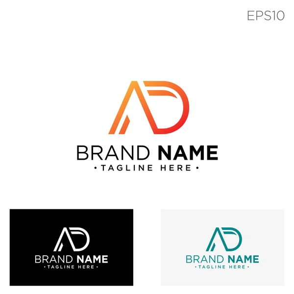 monogram ilk reklam, reklam, reklam logosu şablonu siyah renk vektör illüstrasyon