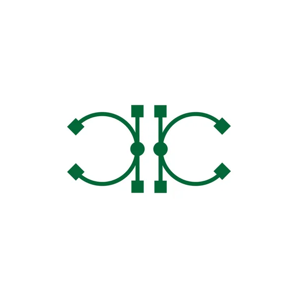 Inicial C icono icono icono símbolo vector ilustración — Archivo Imágenes Vectoriales