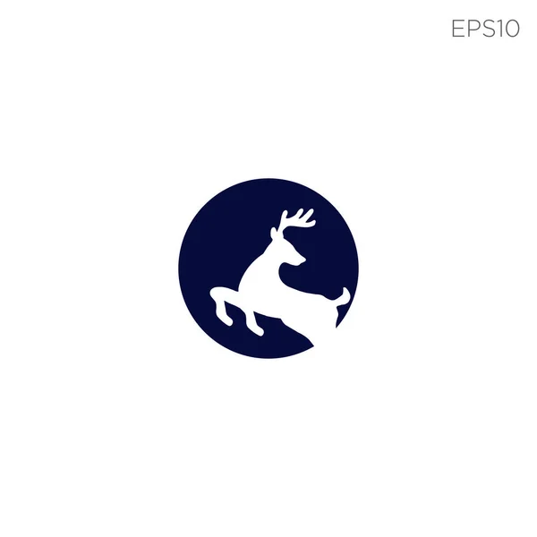 moose deer logo icon or symbol vector illustration