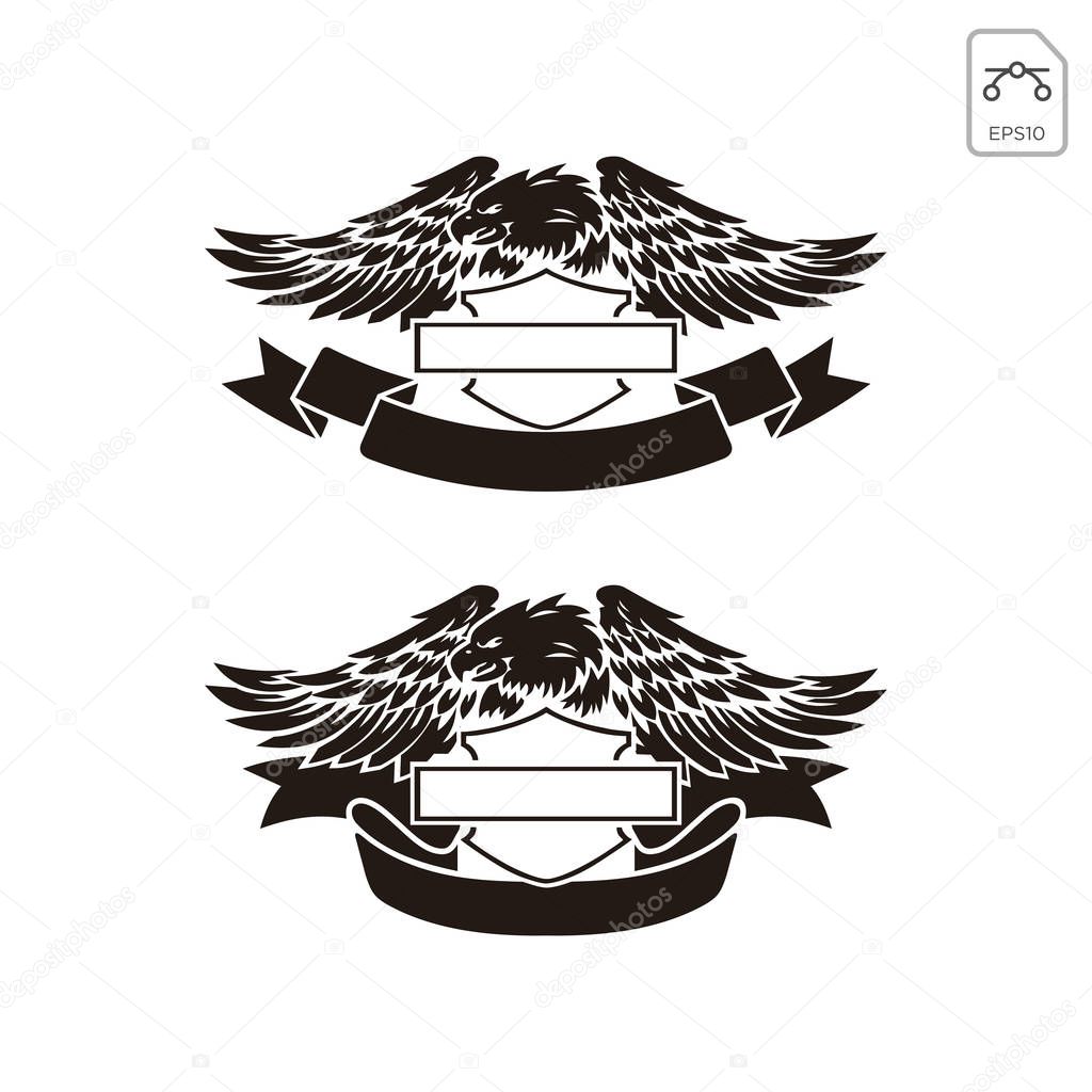 harley davidson emblem or logo symbol vector isolated