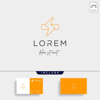 Tıbbi flash logo vektör tasarım simgesi izole