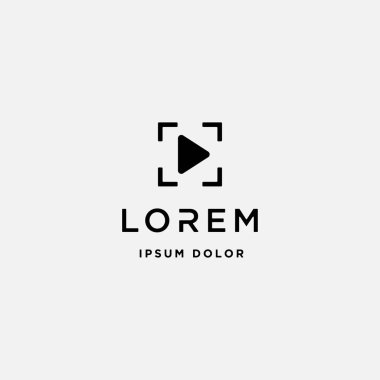 Müzik Kamera Logo Şablon vektör işareti tasarım