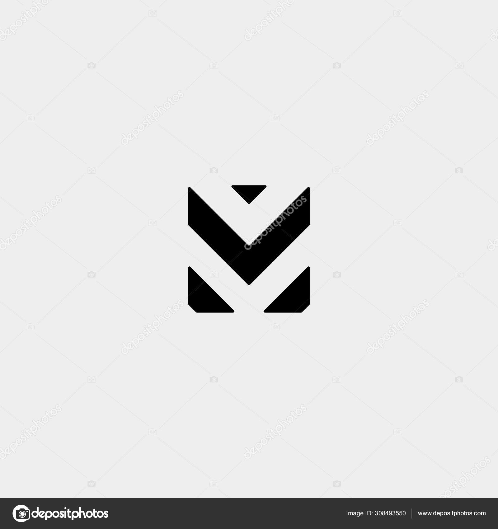 Letter M Am Ma Mm Monogram Logo Design Minimal Stock Vector Image By C Vectoryzen