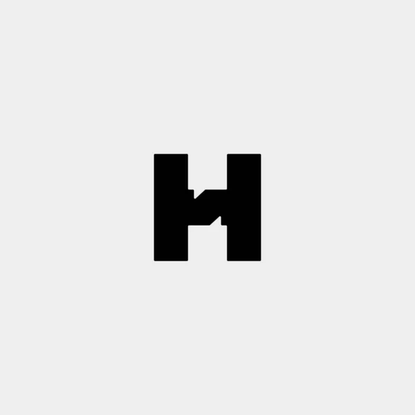 List H Chat Logo Projekt wektora szablonu — Wektor stockowy