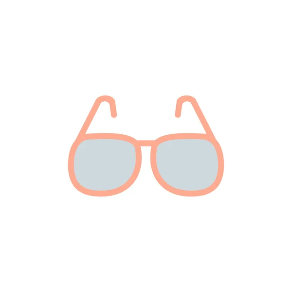 Glasses summer icon or sign design illustration — Stock Vector