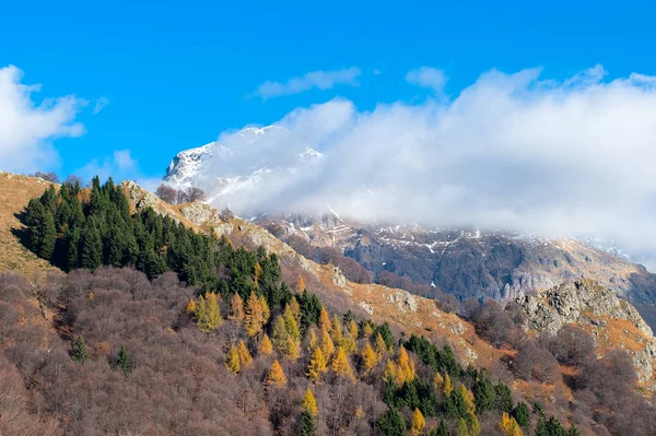 Italian Alps Bergamo Valley Brembana Pizzo Dei Tre Lords Autumn — Stock Photo, Image