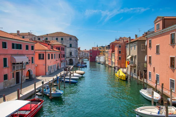 Vista de la ciudad de Chioggia cerca de Venecia — Foto de Stock