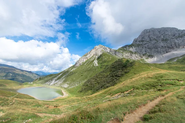 Lake Branchino in the Brembana valley orobie Alps Lombardy Italy — Stock Photo, Image