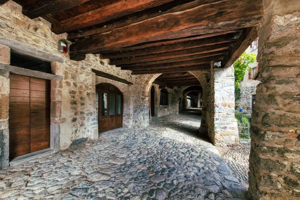 Cornello dei Tasso. Starobylá vesnice údolí brembana Berga — Stock fotografie
