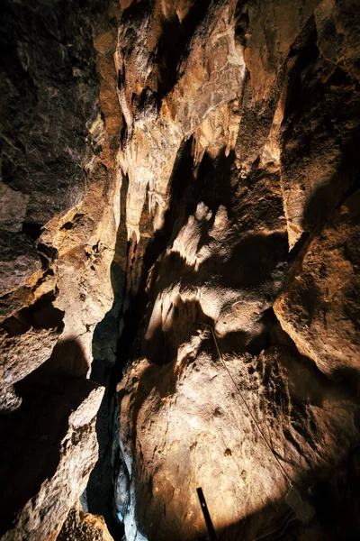 Deep Opening Limestone Caves Brembana Valley Bergamo Italy — Stock Photo, Image