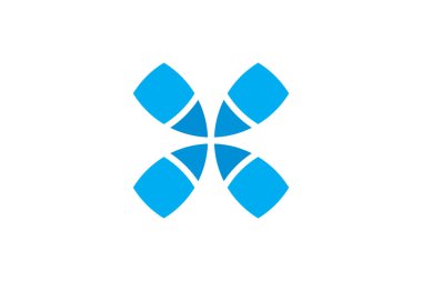 Mektup logo x simgesi