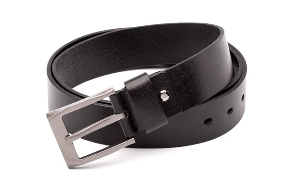 Back rolled belt isolated on white — Stock Photo, Image