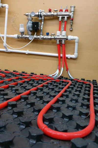 The floor heating system