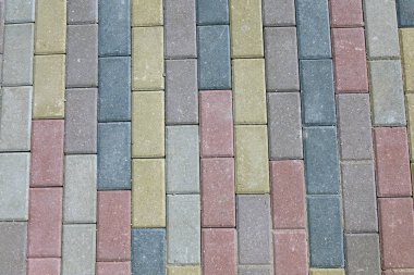 Renkli kaldırım taşı kaldırım, arkaplan fotoğrafı dokusu