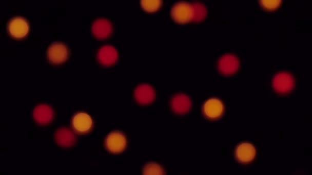 Rozmazané pozadí hnutí barevná světla. — Stock video