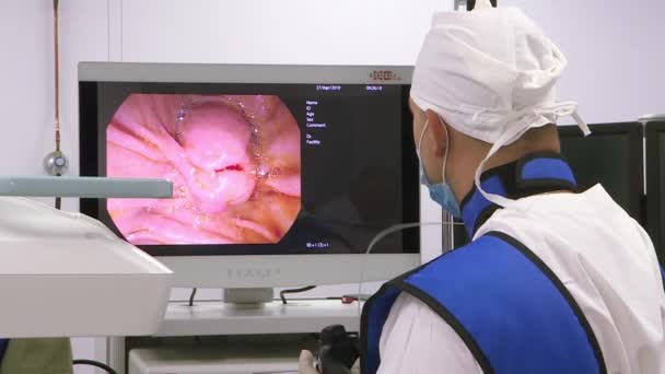 Chirurghi nella clinica operatoria. Realizzazioni moderne in medicina . — Video Stock