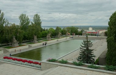 Volgograd 'da. Rusya, Ağustos 2020 Tarihi ve Anma Kompleksi 